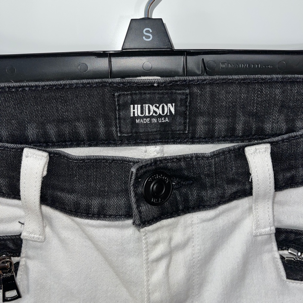 Hudson Chelsea Retreat Colorblock‎ Super Skinny Jeans Size 30 - Picture 9 of 13